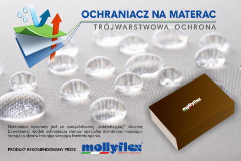 Ochraniacz Na Materac Mollyflex 3 Warstwy 120 x 200 Ochraniacz Na Materac Mollyflex 3 Warstwy 120 x 200